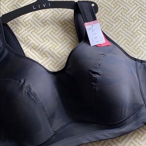 LIVI wicking athletic bra 42D NWT CAMO